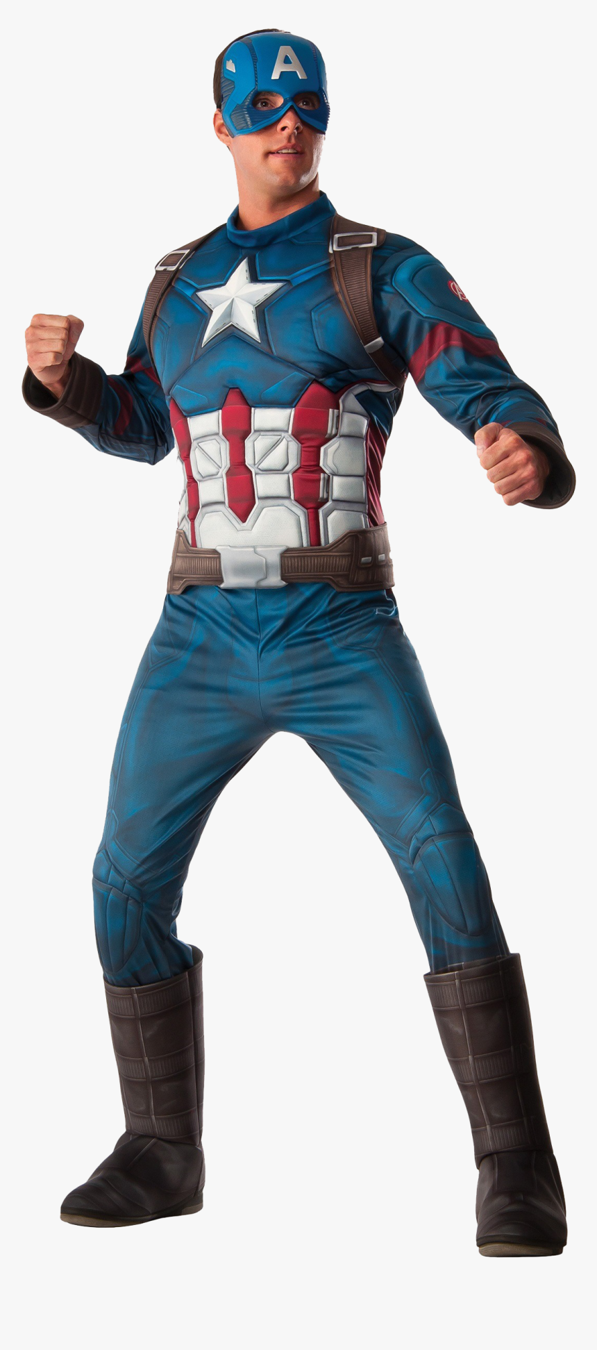 Captain America Png Images - Captain America Civil War Adult Costume, Transparent Png, Free Download