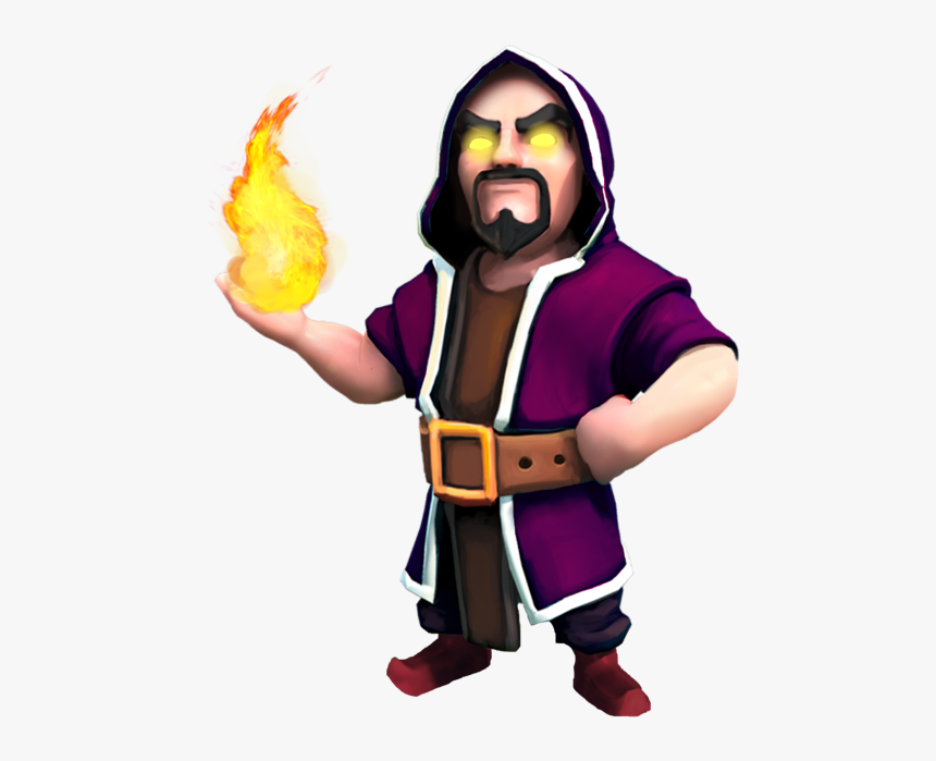 Clash Of Clans Wizard Png - Clash Of Clans Magier, Transparent Png, Free Download