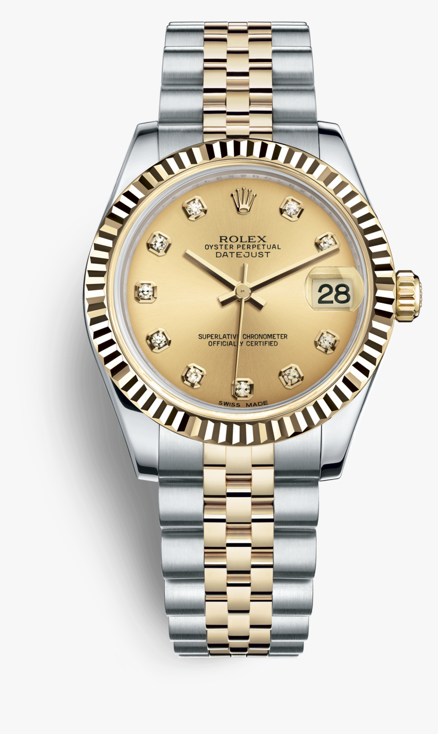 Oyster, 31 Mm, Oystersteel And Yellow Gold - Rolex 178274, HD Png Download, Free Download