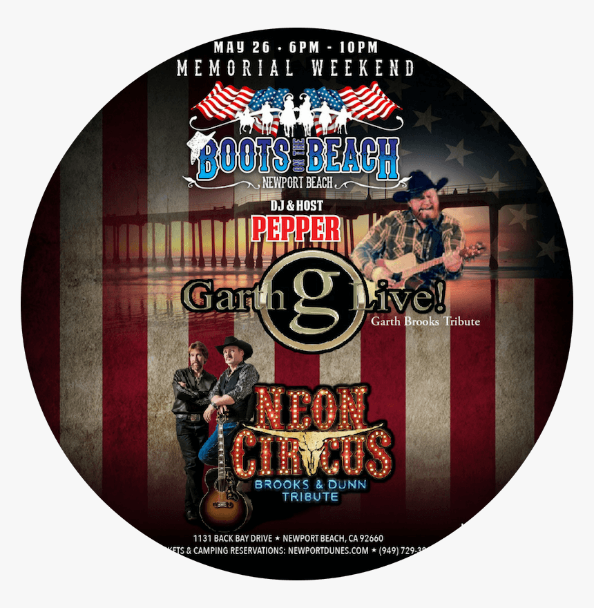Newport Dunes Tunes At The Dunes Boots On The Beacg - Boots On The Beach 2019, HD Png Download, Free Download