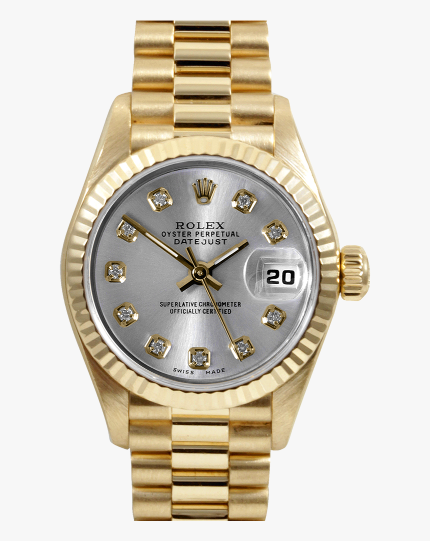 Vector Womens Used Presidents For Sale Swiss Wrist - Rolex Lady Gold Watch, HD Png Download, Free Download