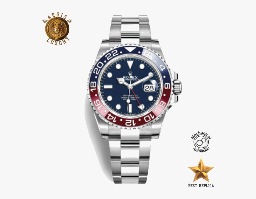 2019 Replica Rolex Gmt Master Ii Pepsi Dark Blue Aegis - Rolex Gmt Master 2 2019, HD Png Download, Free Download