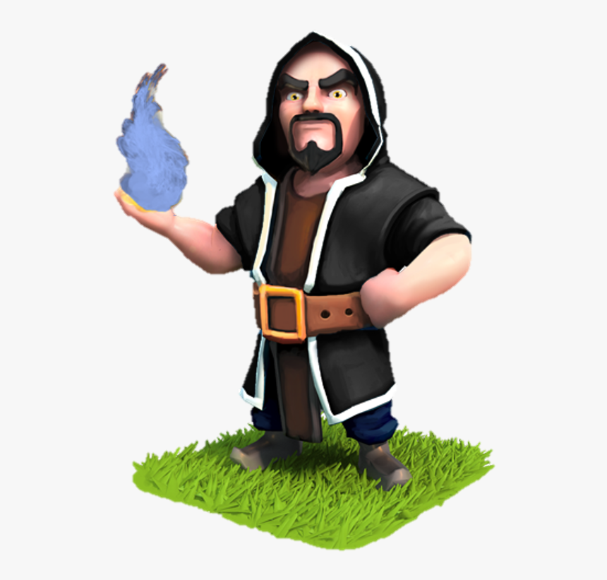 Clash Royale Fire Wizard, HD Png Download - kindpng