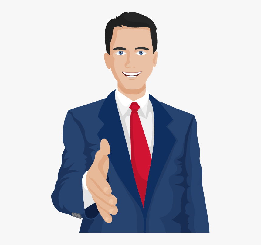 Use Electronic Procurement To Manage Suppliers - Cartoon Business Man Png, Transparent Png, Free Download