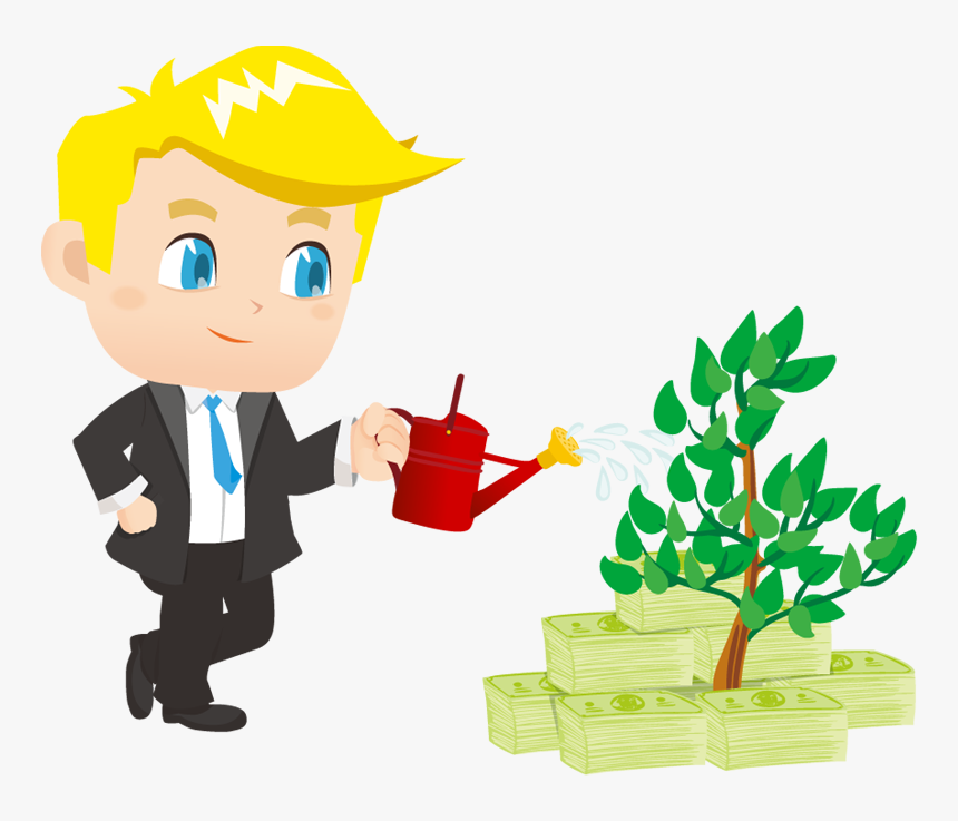Transparent Clipart Of Money - Money Water Plant Graphics Transparent, HD Png Download, Free Download