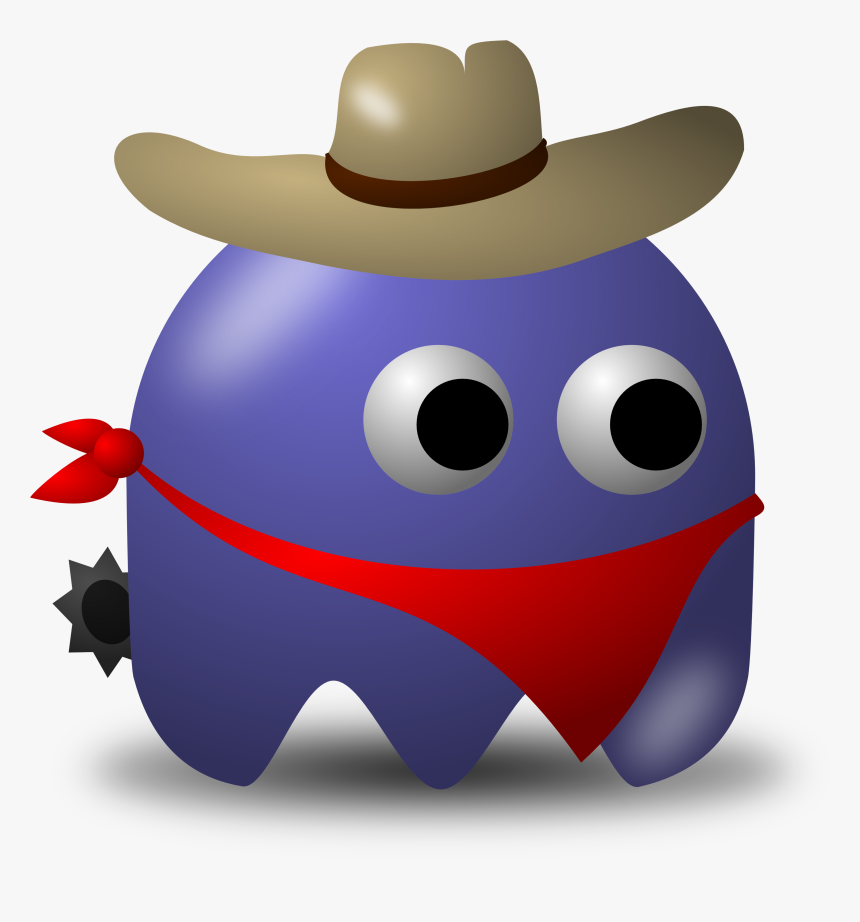 Cowboy Clip Arts - Pacman Baddies, HD Png Download, Free Download