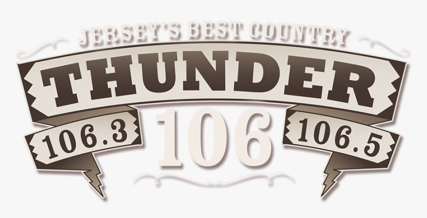 Thunder Main Logo - Thunder 106 Logo, HD Png Download, Free Download