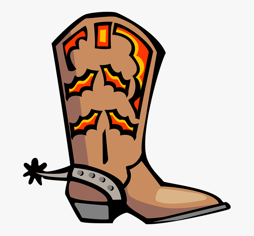 Clip Art Cowboys - Cowboy Boot Boots Clipart, HD Png Download, Free Download