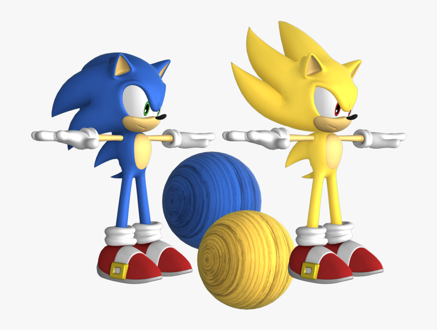 Download Zip Archive - Sonic Forces Sonic Model, HD Png Download, Free Download