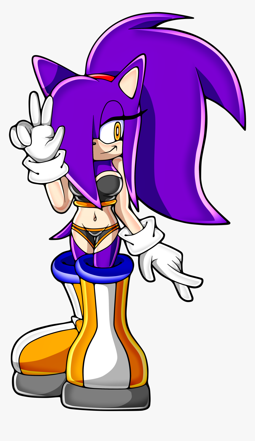 Natacha The Hedgehog - Female Sonic Characters Purple Hedgehogs, HD Png Download, Free Download