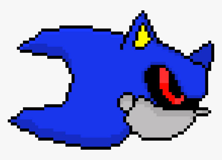 Metal Sonic Face By Underpixel - Sonic The Hedgehog 2 Pixel Art, HD Png Download, Free Download