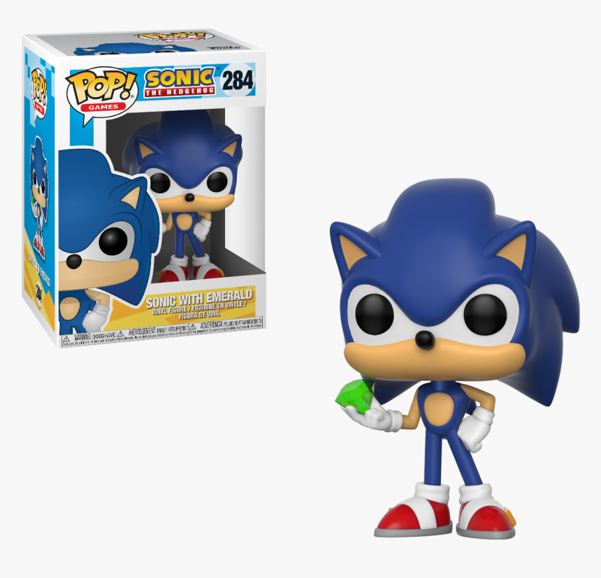 Funko Pop Sonic With Emerald, HD Png Download, Free Download