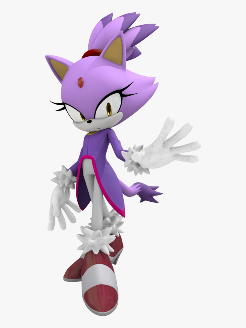 Blaze The Cat Png - Blaze The Cat Sonic The Hedgehog, Transparent Png, Free Download