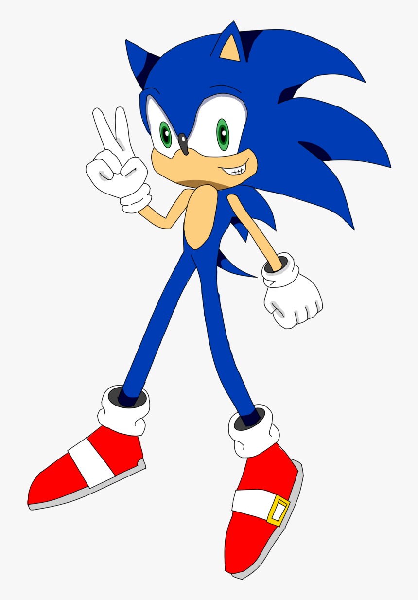 Sonic The Hedgehog - Cartoon, HD Png Download, Free Download