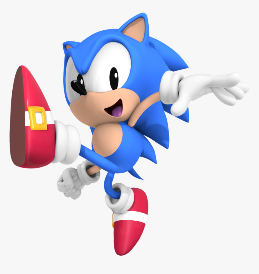 Sonic The Hedgehog Clipart Classic Sonic - Sonic Forces Sonic Clasico, HD Png Download, Free Download