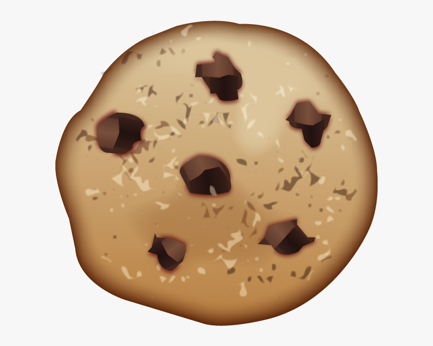 Chocolate Chip Cookie Emoji Png, Transparent Png, Free Download