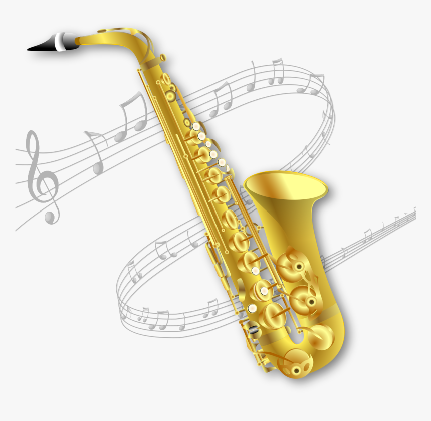Transparent Background Saxophone Clipart, HD Png Download, Free Download