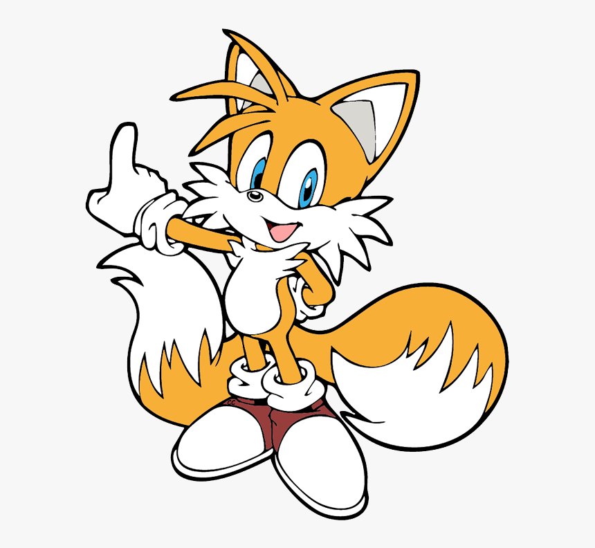 Sonic The Hedgehog Clip Art Images Cartoon - Sonic Tails Coloring Pages, HD Png Download, Free Download