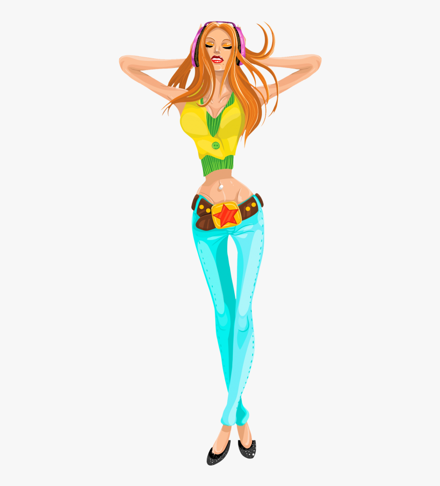 Sexy Girl Vector Png Transparent Image - Girl Sexy Transparent Png, Png Download, Free Download