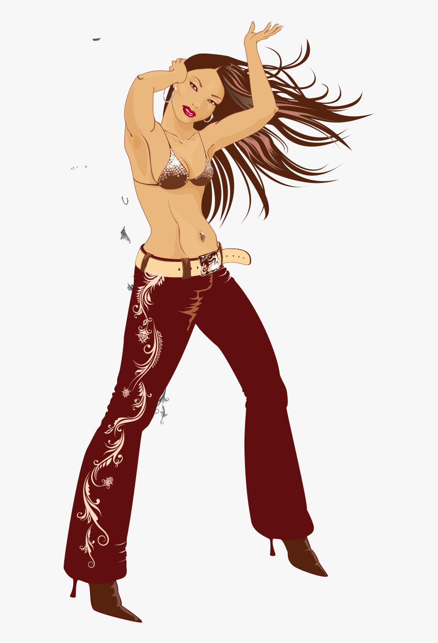 Drawing Stock Clip Art Sexy Woman Transprent - Sexy Woman Drawung, HD Png Download, Free Download