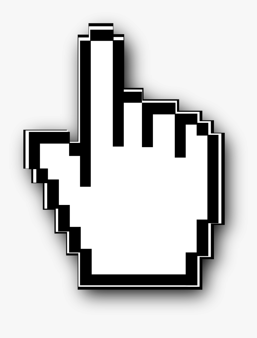 Transparent Finger Pointing At You Png - Hand Mouse Arrow Png, Png Download, Free Download