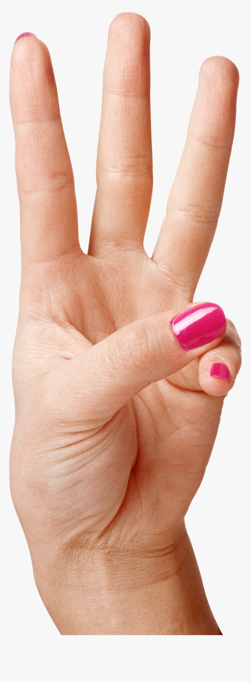 Hand Showing Three Fingers Png Clipart Image - Tre Regole Della Vita, Transparent Png, Free Download