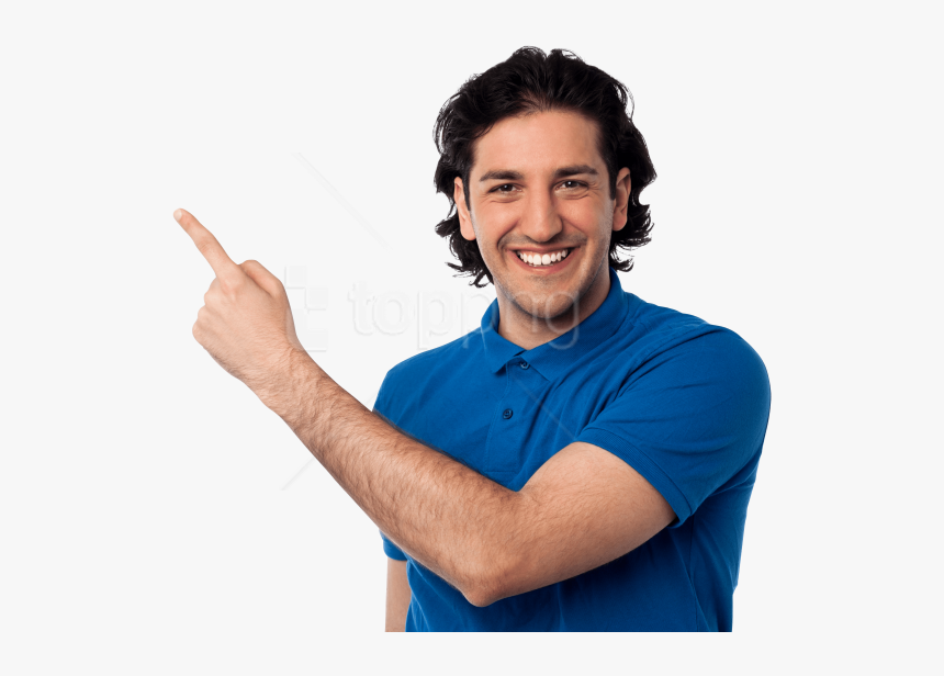 Free Png Men Pointing Left Png Images Transparent - Man Image Hd Png, Png Download, Free Download