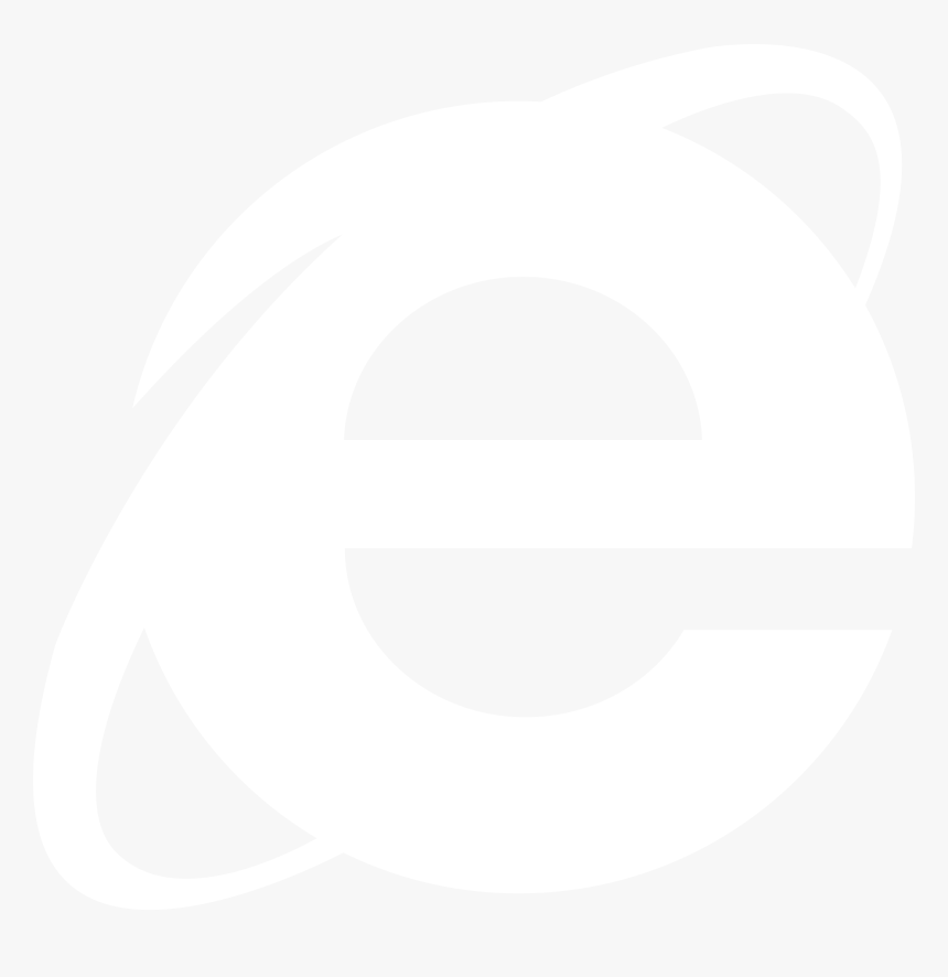 Internet Explorer Logo Black And White - Spiderman White Logo Png, Transparent Png, Free Download