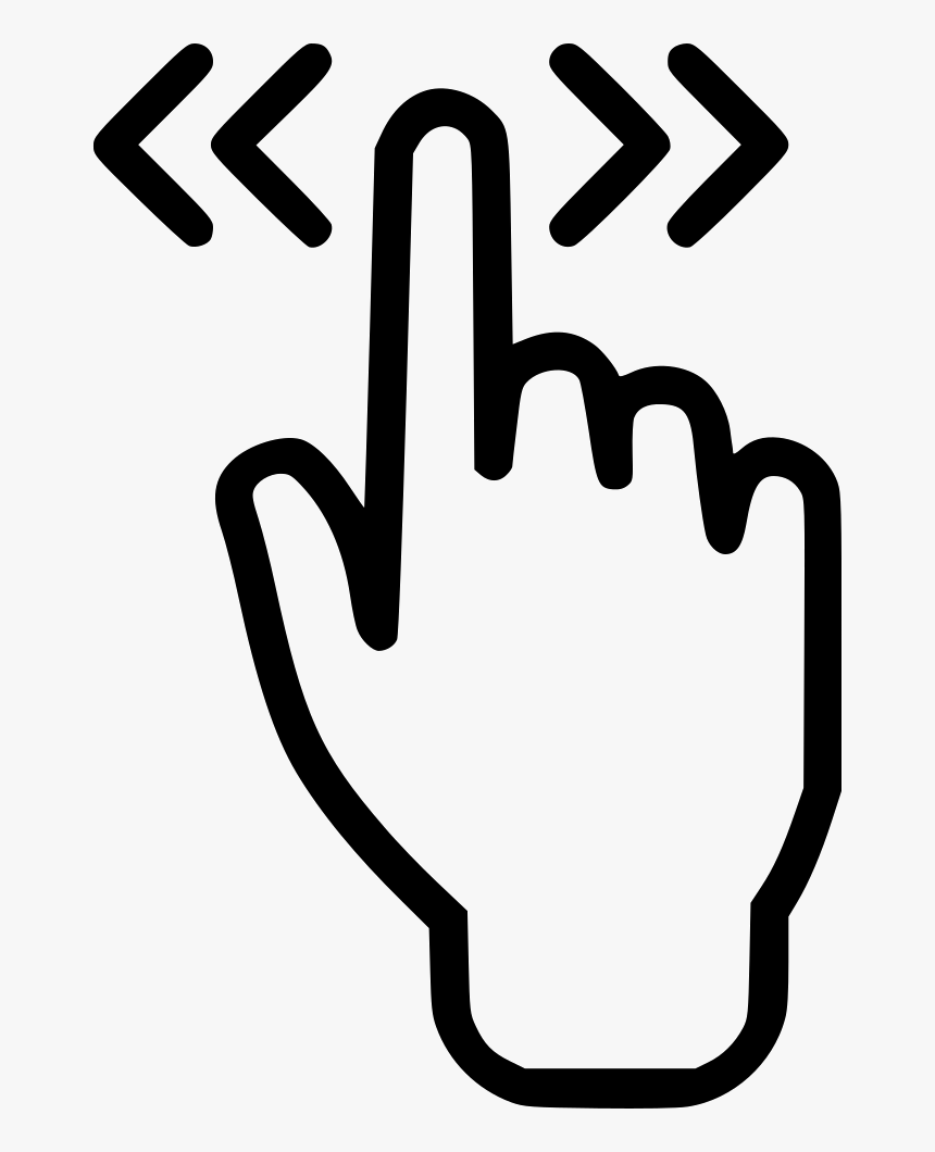 Pointing Clipart Finger Touch - Touch Screen Png Icon, Transparent Png, Free Download