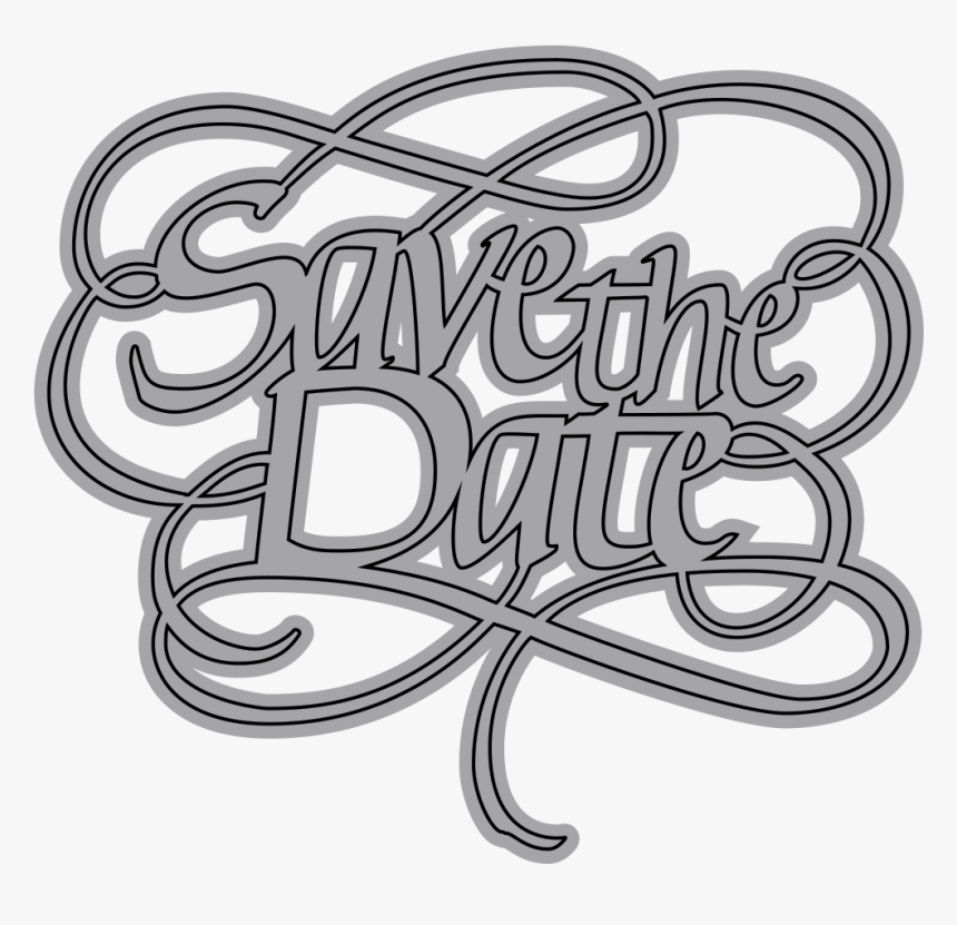 A Way With Words, Save The Date - Save The Date Words Png, Transparent Png, Free Download