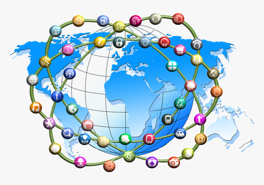 Ball, Networks, Internet, Social, Social Network, Logo - Social Media World Png, Transparent Png, Free Download