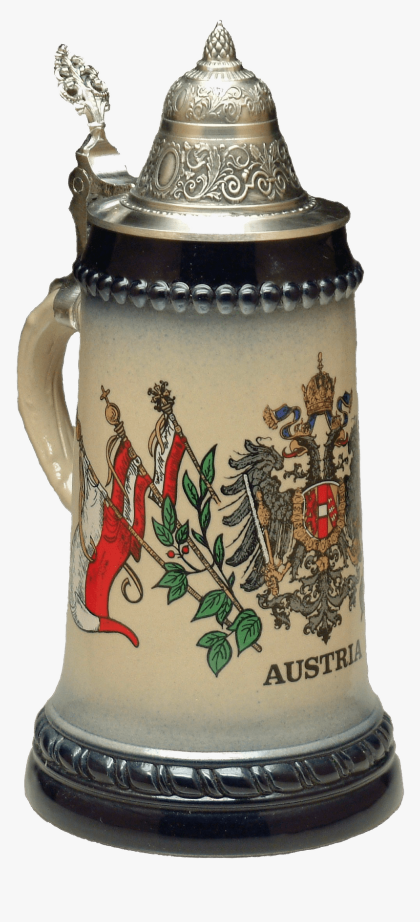 Beer Mug Austrian Symbols Clip Arts - Beer Stein, HD Png Download, Free Download