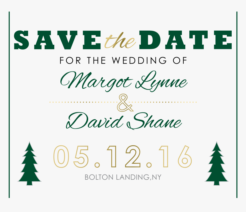 Fall Save The Dates, Autumn Save The Dates, Winter - Design, HD Png Download, Free Download