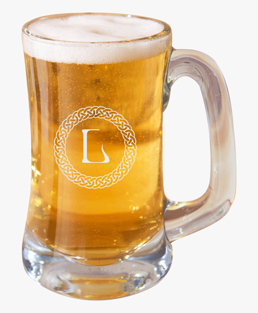 Personalized Celtic Circle Monogram Beer Mug - Guinness, HD Png Download, Free Download