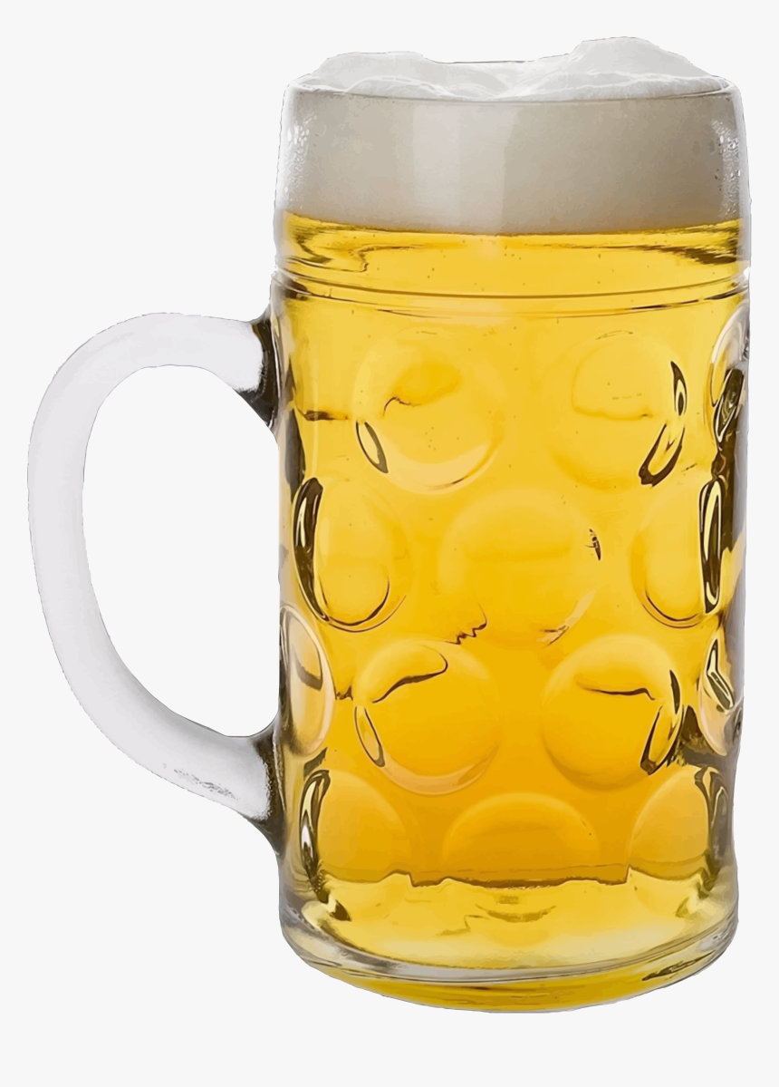 Glass Of Lager 2 Clip Arts - Beer Stein Glass Pour, HD Png Download, Free Download