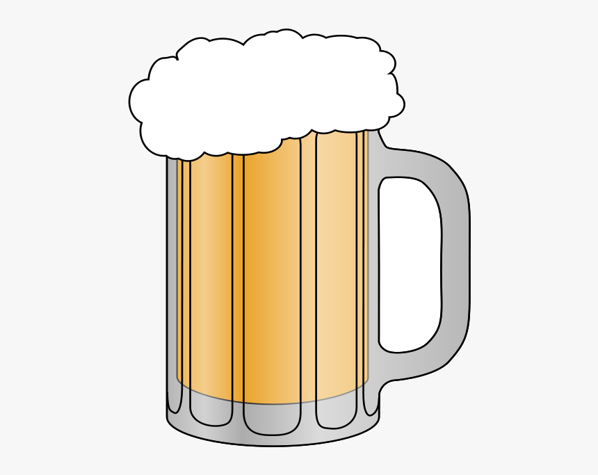 Beer Mug Clip Art Transparent Png - Glass Of Beer Clipart, Png Download, Free Download