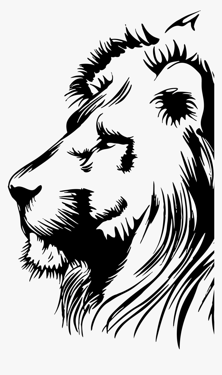 Lion Clip Art Portable Network Graphics Image Illustration - Lion Face Png, Transparent Png, Free Download