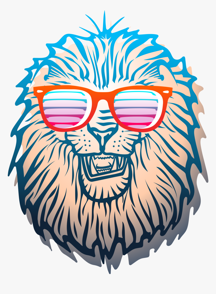 Lion Clipart Lion Head - Lion Head Clipart, HD Png Download, Free Download
