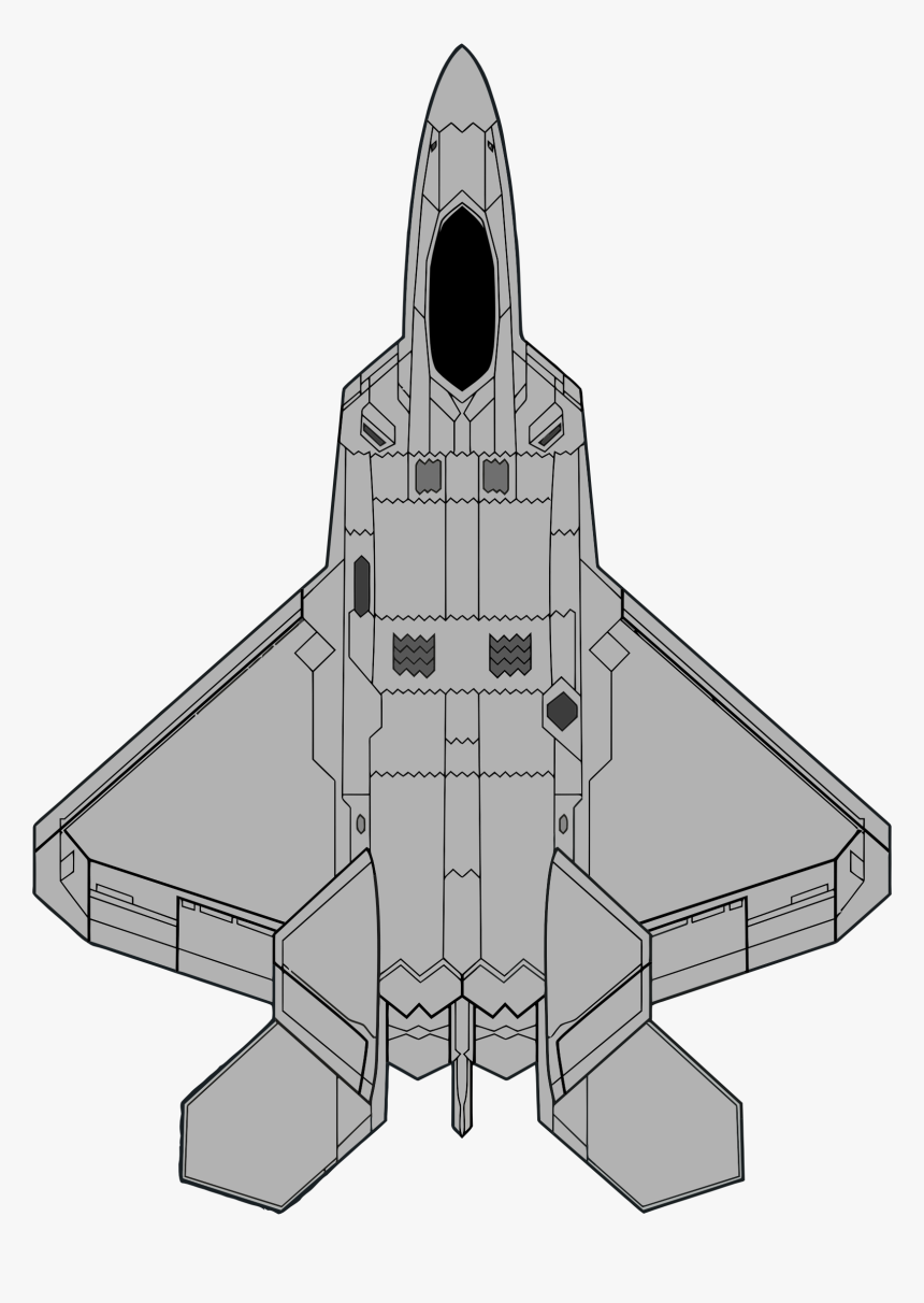 Brown Fighter Jet Clipart - Jet Fighter Top View, HD Png Download, Free Download