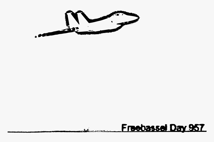 Freebassel Day 957 Top Jet Clip Arts - Drawing Jet Cartoon, HD Png Download, Free Download