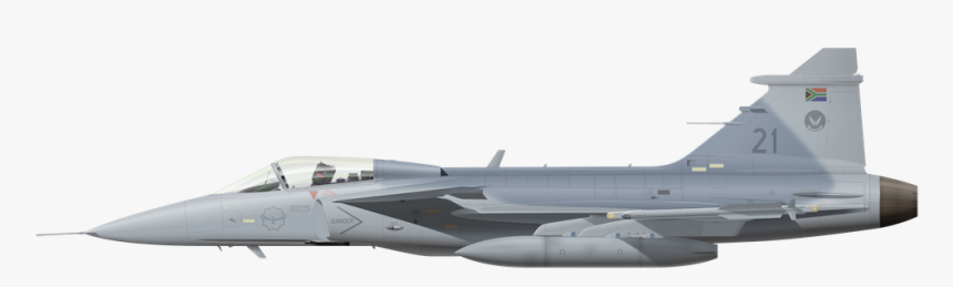 Jet Fighter Png - Jas Gripen Png, Transparent Png, Free Download