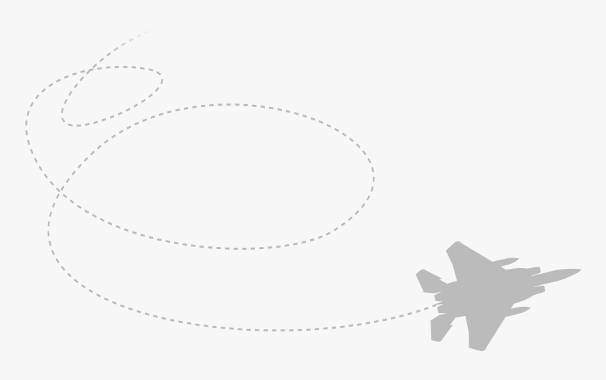 Transparent Airplane Trail Clipart - Circle, HD Png Download, Free Download