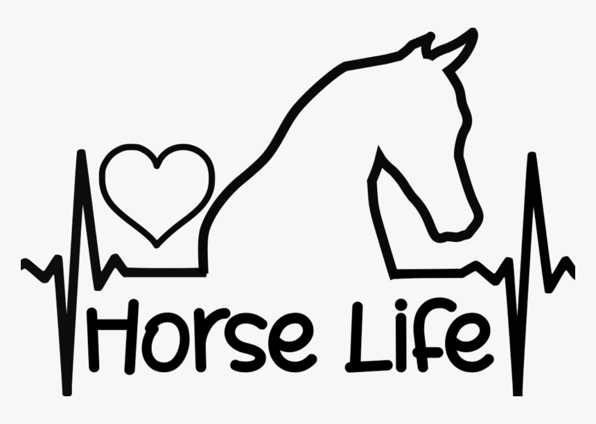Heart Horse Svg Hd Png Download Kindpng