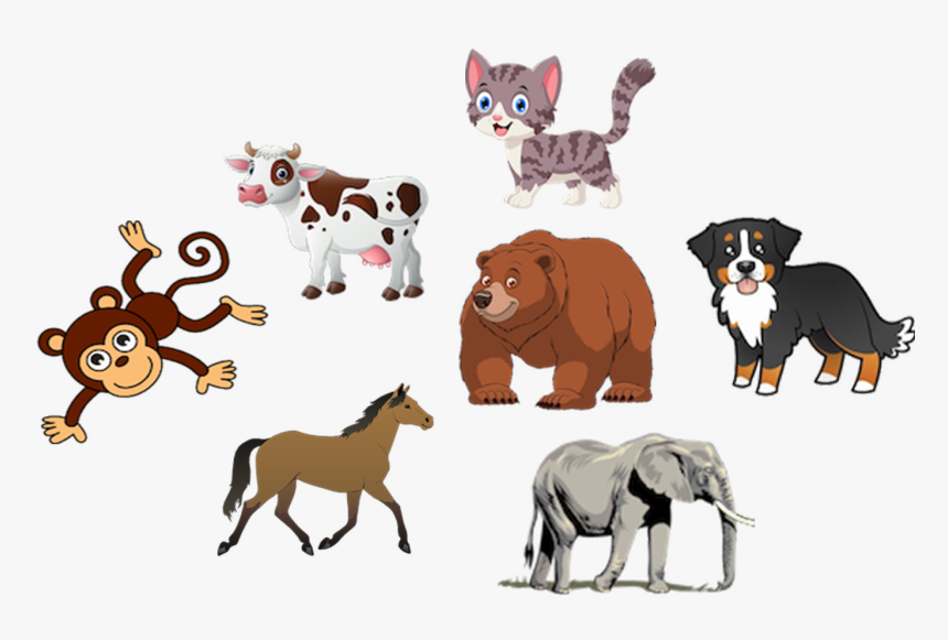 Transparent Cartoon Animals Png - Cartoon, Png Download, Free Download