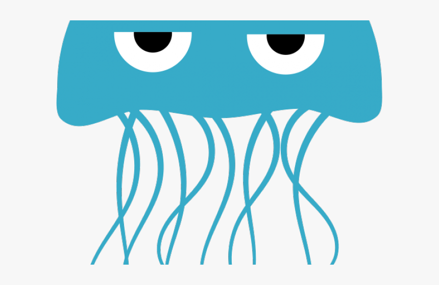 Sea Monster Clipart Jellyfish - Transparent Background Jellyfish Clipart, HD Png Download, Free Download