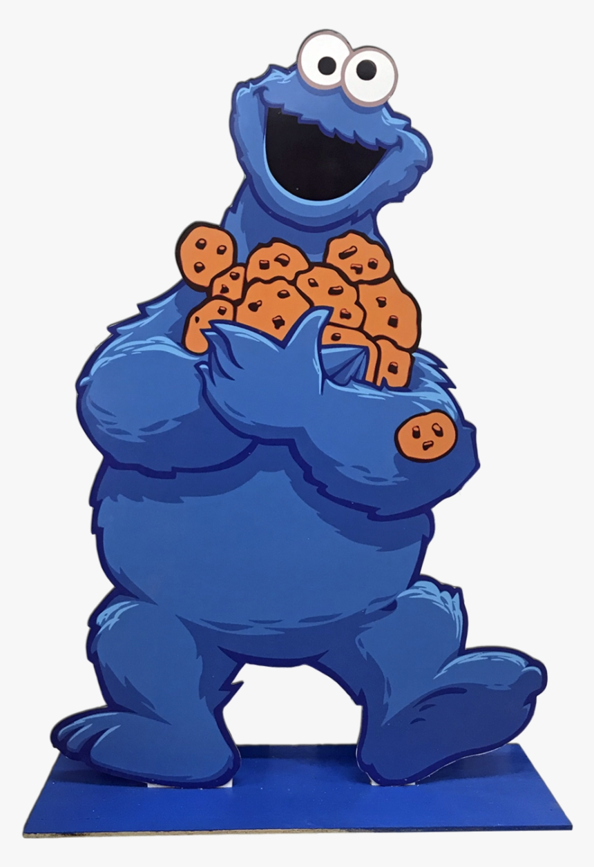 Cookie Monster Sesame Street Character Clipart Transparent - Cookie Monster Sesame Street Characters, HD Png Download, Free Download