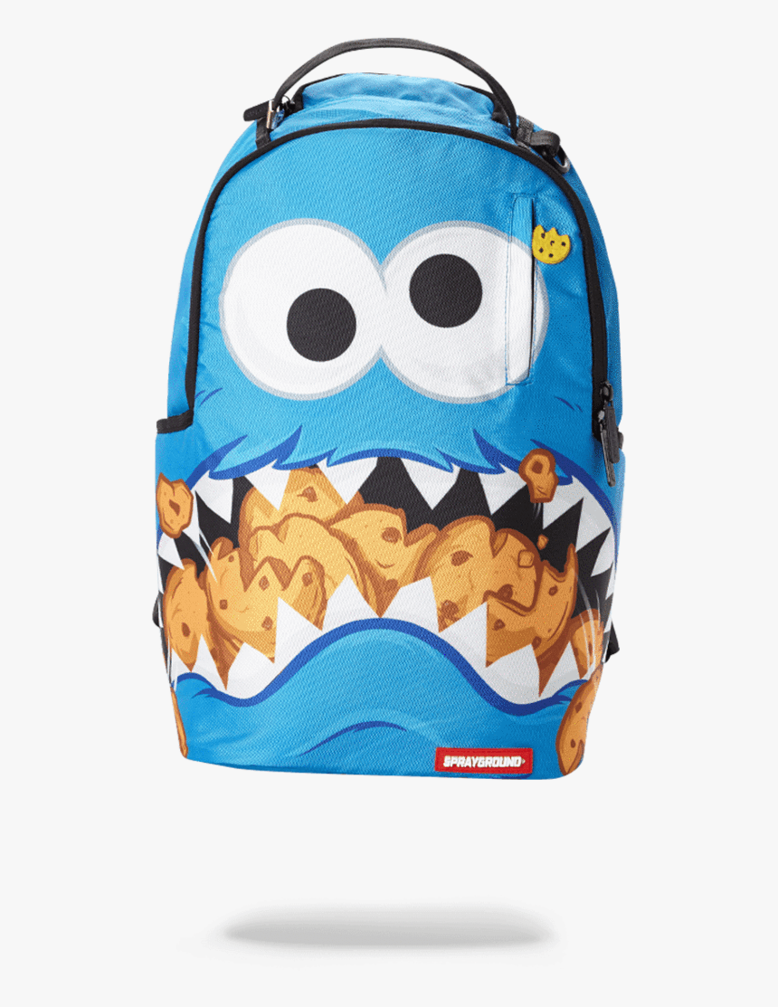 Cookie Monster Sprayground Backpack, HD Png Download, Free Download
