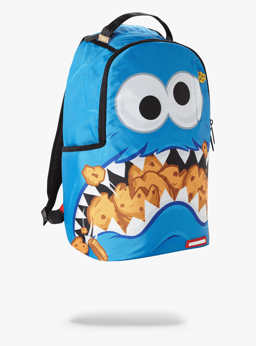 Sprayground Cookie Monster Shark Backpack - Sprayground Cookie Monster Shark, HD Png Download, Free Download