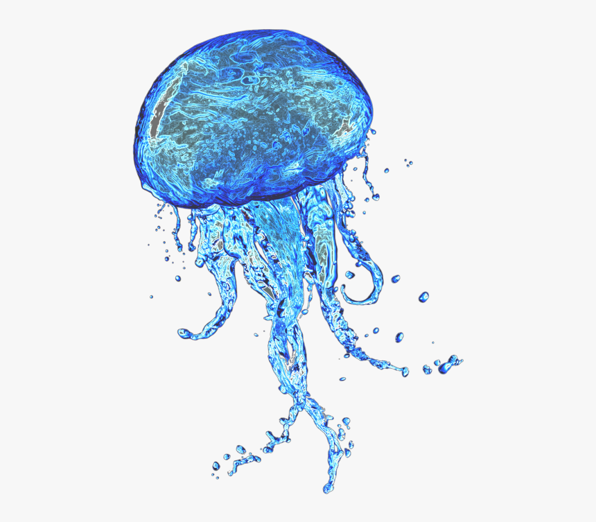 #ftestickers #jellyfish #neoneffect #neon #stickeredit - Transparent Background Jellyfish Png, Png Download, Free Download
