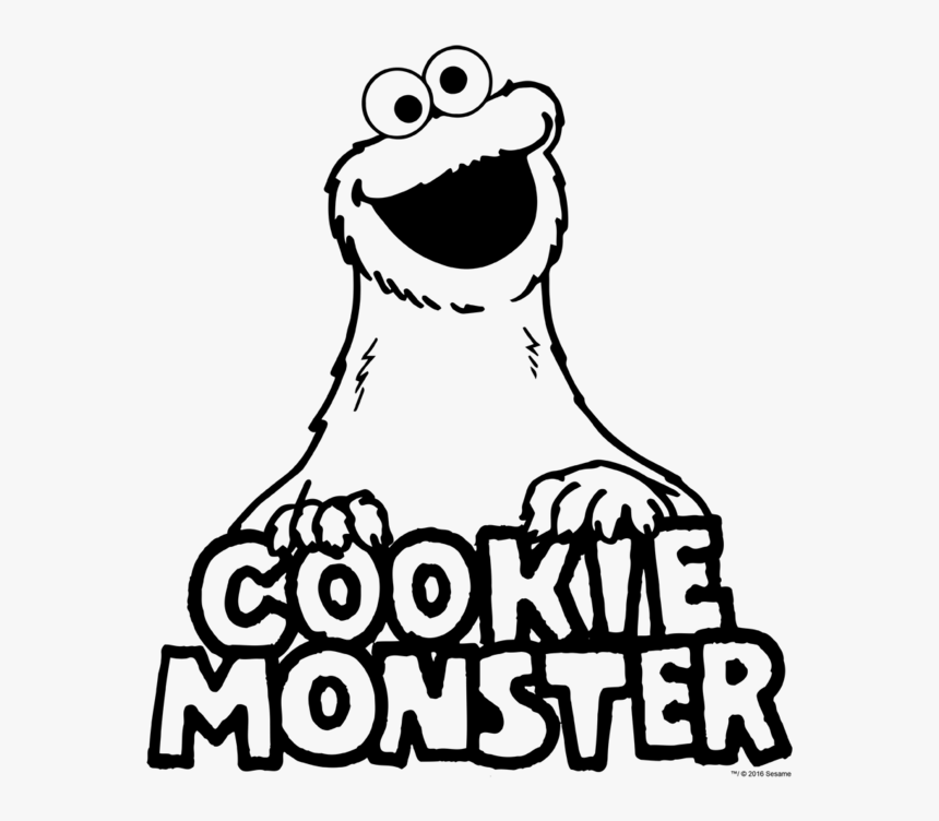 Sesame Street Vintage Cookie Monster Kid"s T Shirt, HD Png Download, Free Download